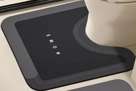 Juego de 3 tapetes de baño antideslizantes de secado rápido de diatomeas