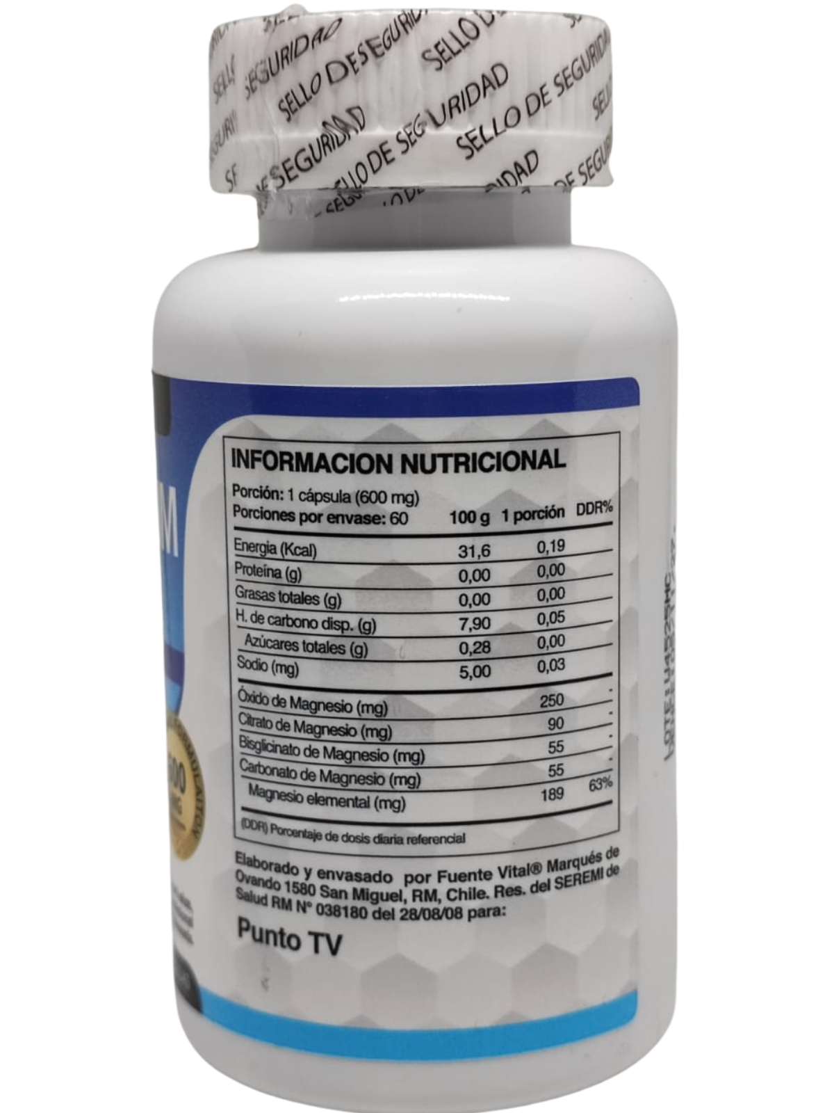 Magnesio Complex 60 Capsulas