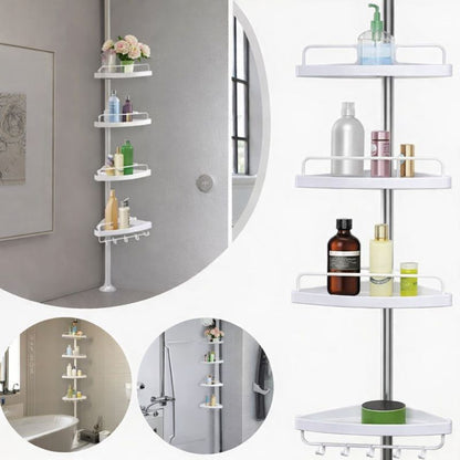 Estante Mueble Organizador Baño 3 Niveles Repisa  Color Blanco