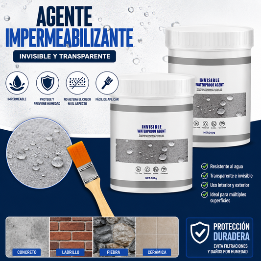 Agente Impermeabilizante Invisible Mejorado Sellador Liquido x 2