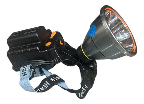 Foco Led Minero Cabeza Frontal 1500w Largo Alcance