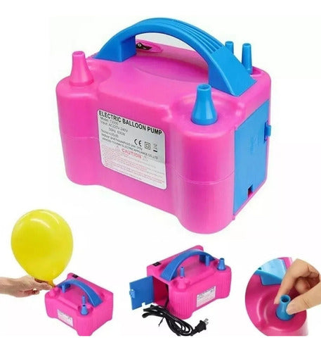 Inflador De Globos Automático 2 Inyectores