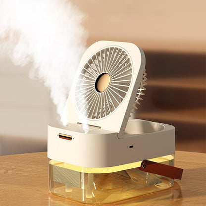 Ventilador Humidificador de Mesa Plegable