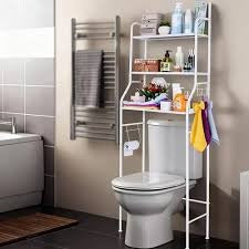 Estante Mueble Organizador Baño 3 Niveles Repisa  Color Blanco
