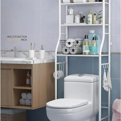 Estante Mueble Organizador Baño 3 Niveles Repisa  Color Blanco
