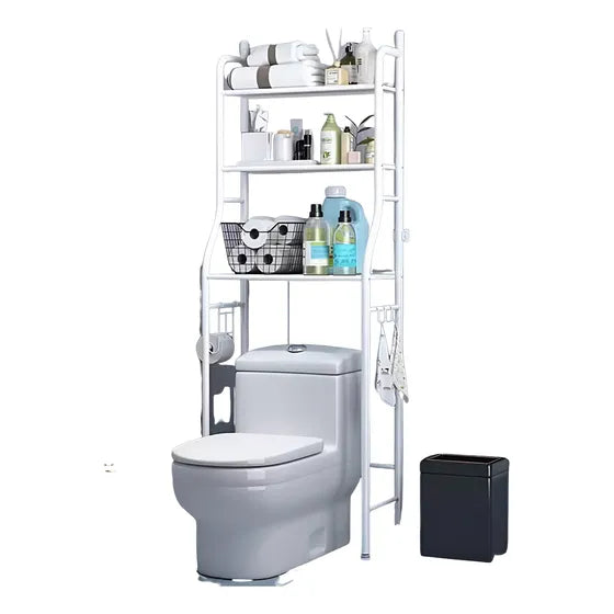 Estante Mueble Organizador Baño 3 Niveles Repisa  Color Blanco