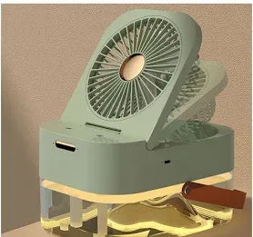 Ventilador Humidificador de Mesa Plegable
