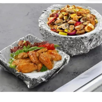 Papel Aluminio Para Cocina Hornear 10m X 300mm